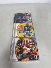 Toy Commander Intimate Fighting NFL 2K Lot 3pc Dreamcast