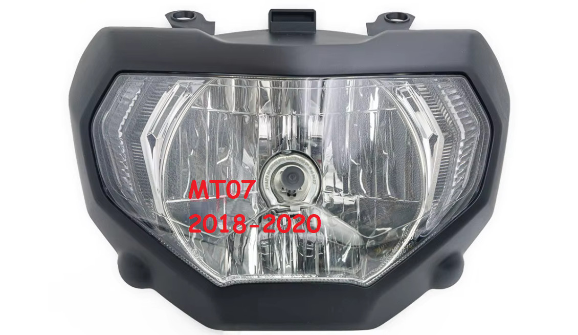 Optique phare MT07 2018-2020 neuf éclairage avant moto noir LED