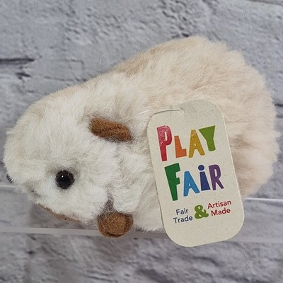 Play Fair Alpaca Wool Guinea Pig Artisan Made Plush Figure Minga Ethically Made