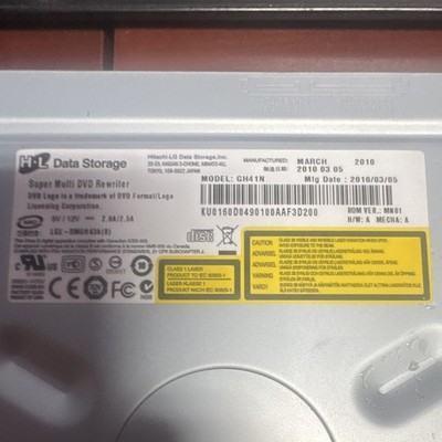 HL Data Storage GH41N Super Multi DVD Rewriter SATA 5.25'' Internal Desktop Drive