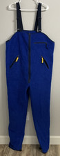 Vintage Patagonia Fleece Bib Overalls Blue Size XL Made In USA