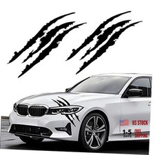 2PCS Claw Mark Decals for Cars,Headlight Car Sticker,Stripes Scratch Decal