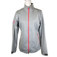Nike Golf Storm-Fit Woman's Jacket Size M Gray Hyperadapt Full Zip Rain Jacket