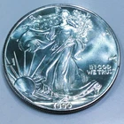 1990 1 oz American Silver Eagle .999 Silver Beautiful Uncirculated Coin