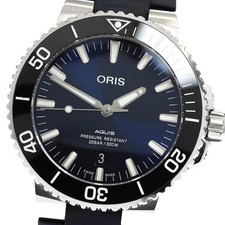 ORIS 01 733 7730 4135 Aquis Date Automatic Winding Men's Very