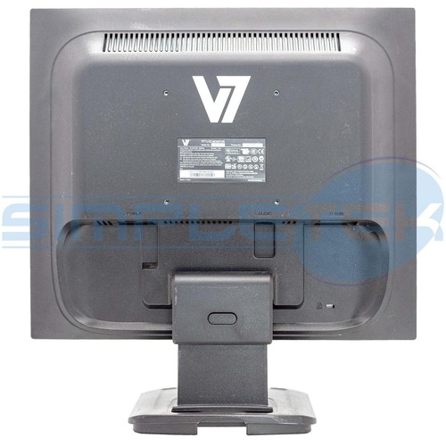 V7 Videoseven S1711 Bildschirm Monitor Lcd Display 17" 4:3 5:4 Vga M Überholt - Bild 3 von 4