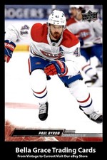 2022-23 Upper Deck Paul Byron #351 Montreal Canadiens NHL Hockey 