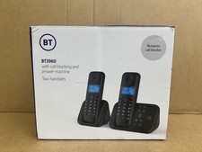 BT 3960 Cordless Landline House Phone, Home Phone, Nuisance Call Blocker Twin