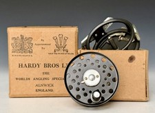 Hardy Bros Vintage St. George 2-9/16 Fly Fishing Trout Reel w/ Orig. Box, c.1954