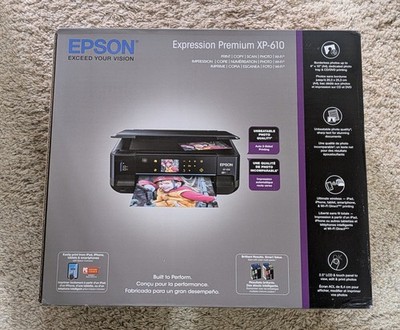 EPSON EXPRESSION XP-610 INKJET PRINTER (EPSON FACTORY SEALED BOX)  273