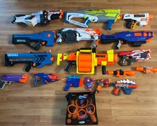 Huge Lot Of 15 NERF BLASTERS: Rival, Fortnite; Hyper, Ultra, Dinosquad, Etc