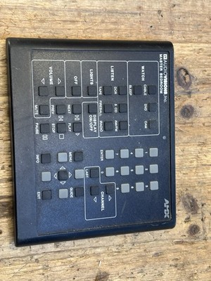 AMX Audio Vision Master bedroom remote control