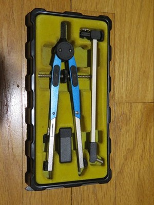 ALVIN Line Bow Combination COMPASS With Beam Bar Q406B Made In West Germany