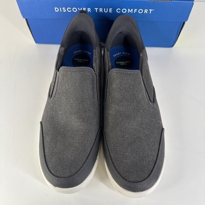 Nunn Bush Mens Slip On Shoes Gray Canvas Size 12 Comfort New  display picture 3