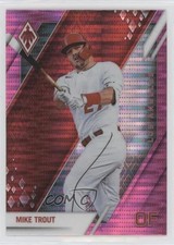2022 Panini Chronicles Phoenix Pink Pulsar Mike Trout #20 12e2