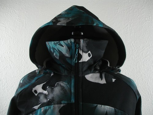 Women's sz L Salomon Snowtrip 3-in-1 Clima Pro Black Jacket Parka Stretch Hooded - Picture 3 of 24