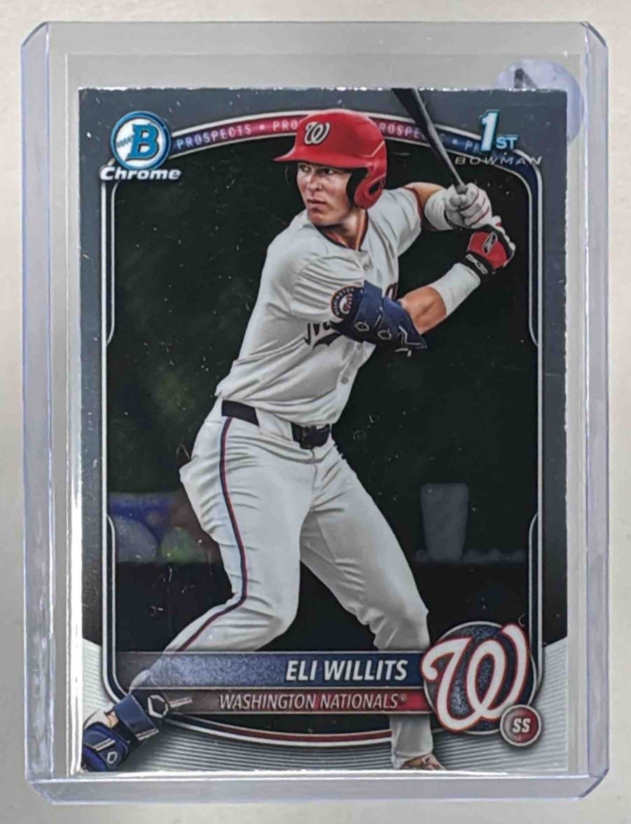 Eli Willits 2025 Bowman Draft #BDC-1 Chrome 1st Prospect A