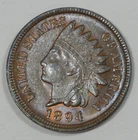 1894 Indian Head/Oak Wreath rev Cent ALMOST UNCIRCULATED+ 1c