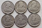 Indochina 10 Cents 1939 (a) Magnetic, Lot of 6