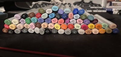 Copic Sketch Markers Lot Of 68