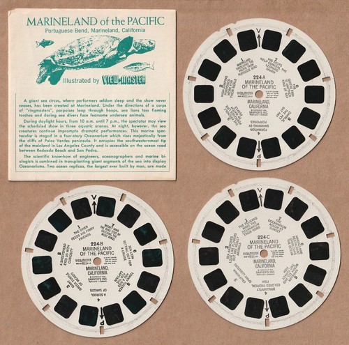 3er Set View-Master Rollen Marineland of the Pacific Marineland, Kalifornien
