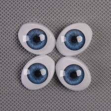 2Pairs Acrylic Eyes Eyeballs for 20"-22" Reborn Baby Doll BJD OOAK Doll Kits DIY