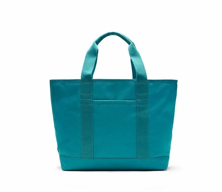 Nylon shopper bag with pockets