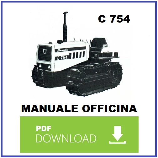 Lamborghini C754 Manuale officina Istruzioni riparazione assistenza trattore