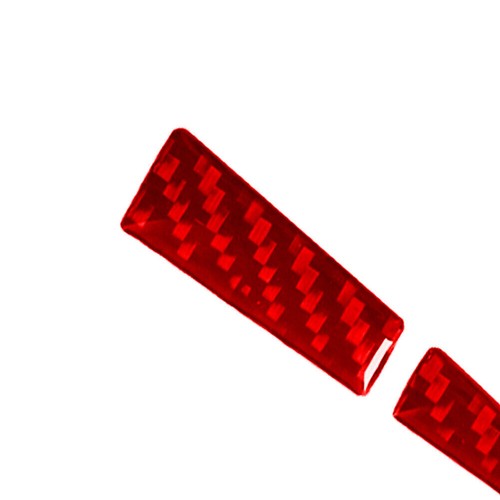 For Honda Accord Red Carbon Fiber Interior Right Of Driver Dashboard Cover Trim - Picture 9 of 12