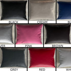 PVC Faux Leather Rectangle Cushion Cover Handmade Pillow Case Sofa Home Decor