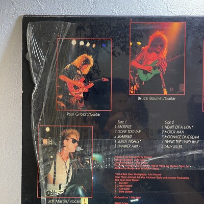 Racer-X - Second Heat / LP 1987 US Shrapnel SH-1032 EX/VG+ Japan