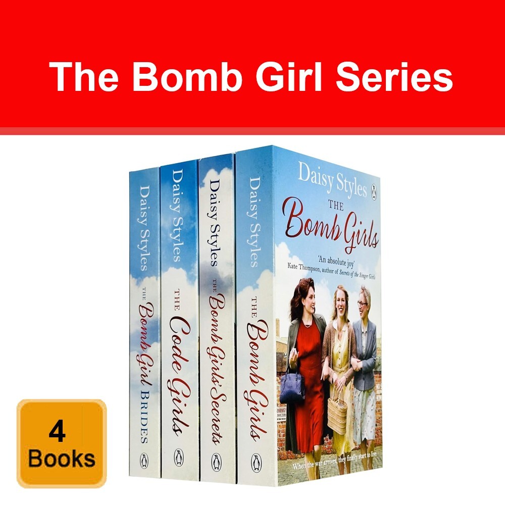 Daisy Styles The Bomb Girl Series 4 Books Collection Set Bomb Girls, Code Girls