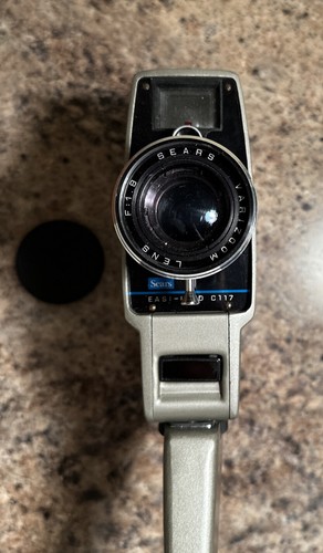 VINTAGE SEARS C 116 SUPER 8mm HOME MOVIE CAMERA EASI-LOAD FILM CAMERA & CASE - Picture 9 of 13