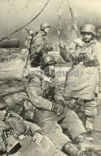 WW2 Picture Photo German Soldiers 1943 Russia 6005