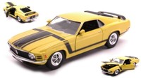 Welly 1/24 Ford Mustang Boss 1970 Gelb Modellbau Statisches Modell Diecast