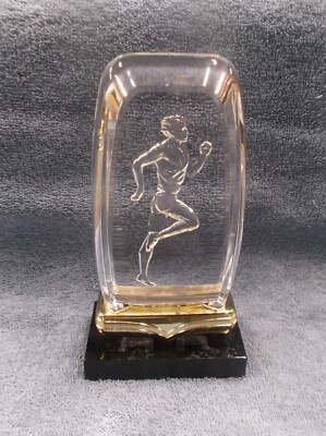 male track clear acrylic trophy award team quantities