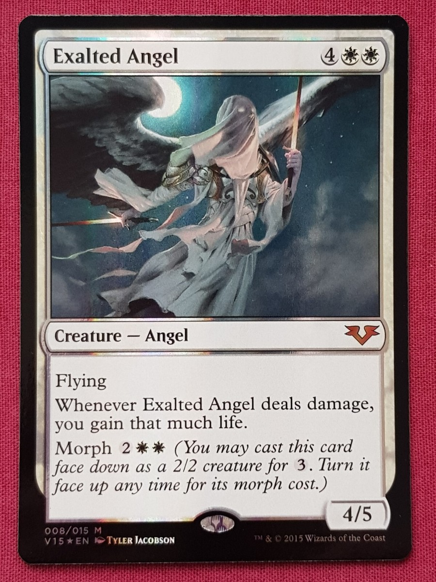 Magic The Gathering FROM THE VAULT ANGELS FOIL EXALTED ANGEL white