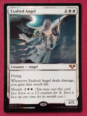 Magic The Gathering FROM THE VAULT ANGELS FOIL EXALTED ANGEL white