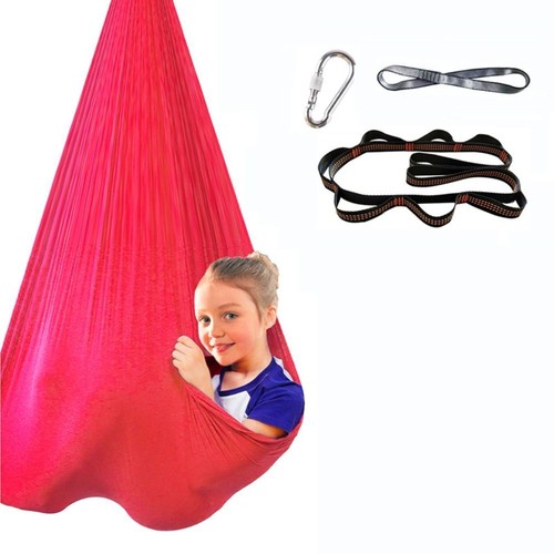 Elastic Children Kid Hammock Yoga Therapy Kid Autism ADHD Sensory Swing Sling US - Picture 19 of 25