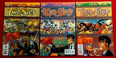 TWO-STEP (2004) #1-3 COMPLETE SET LOT FULL RUN CLIFFHANGER WARREN ELLIS CONNOR