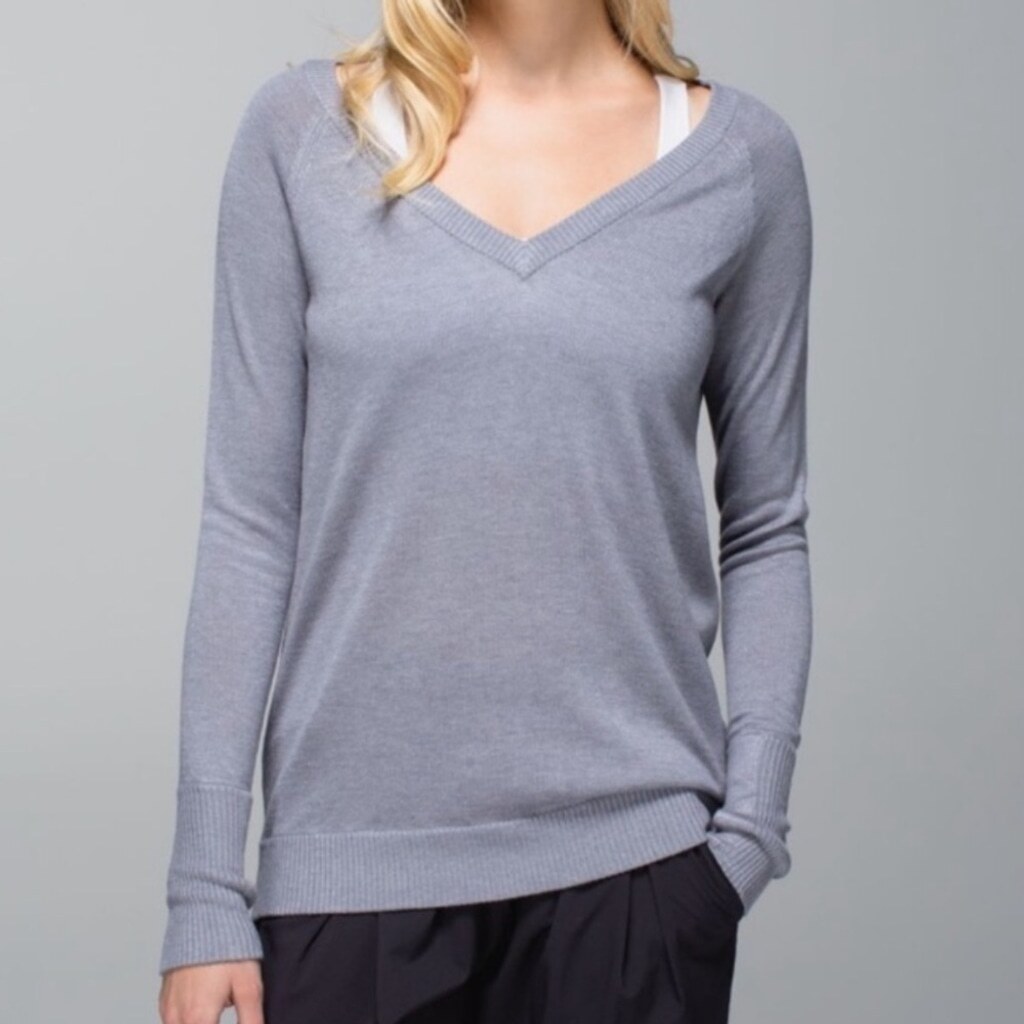 LULULEMON Unity pullover Sweater drop back long s… - image 2