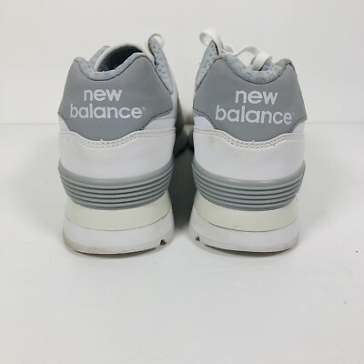 Mens New Balance Sneakers Shoes Size 9  D MTL574NA Re Engineered White Gray EUC Size 9 - New Balance 574 White - MTL574NA for sale online | eBay main image 2