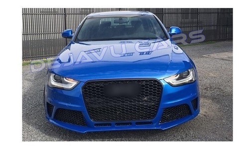 RS4 Look parachoques delantero parachoques para Audi A4 B8.5 / S line / S4 B8.5 con homologación - Imagen 5 de 9