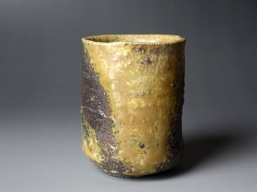 Morimoto Yoshinobu (b. 1976)  Large Bizen Yunomi Teacup - Picture 10 of 12