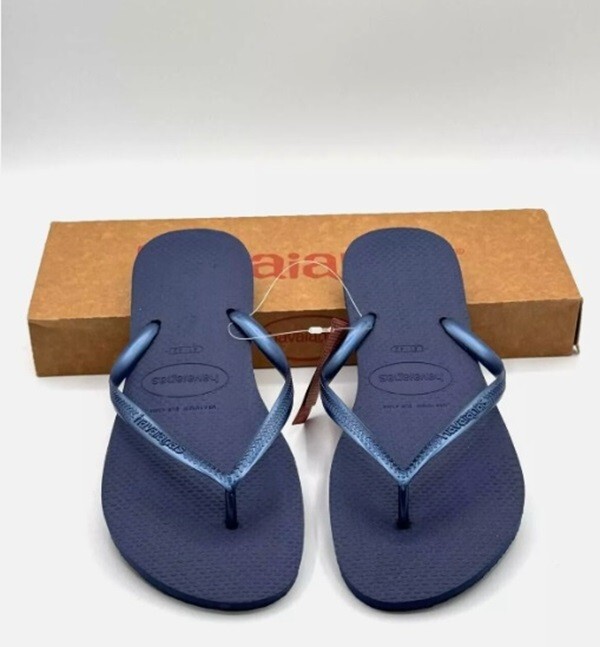 Havaianas Women's Flip Flops Sandal Navy Blue US 11/12W EU 41-42