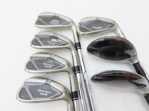New RH Taylormade M4 Combo Iron Set 4H-PW KBS MAX 85 Regular Flex Steel Shafts - Picture 10 of 11