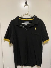 Star Wars Lando Calrissian Men's L Black Polo Shirt Embroidered By Robe Factory