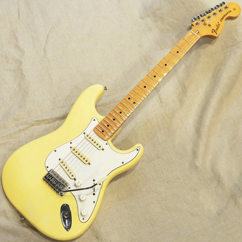 Fender Japan ST72-86DSC late80's Yellow White M