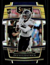 Dez Fitzpatrick 2021 Panini Select #72 Black and Gold Prizm Die Cut