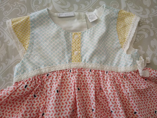 First Impressions Gymboree 18-24 Monate kurz Kuchen Vogel Applikation Top Shirt SET - Bild 7 von 9